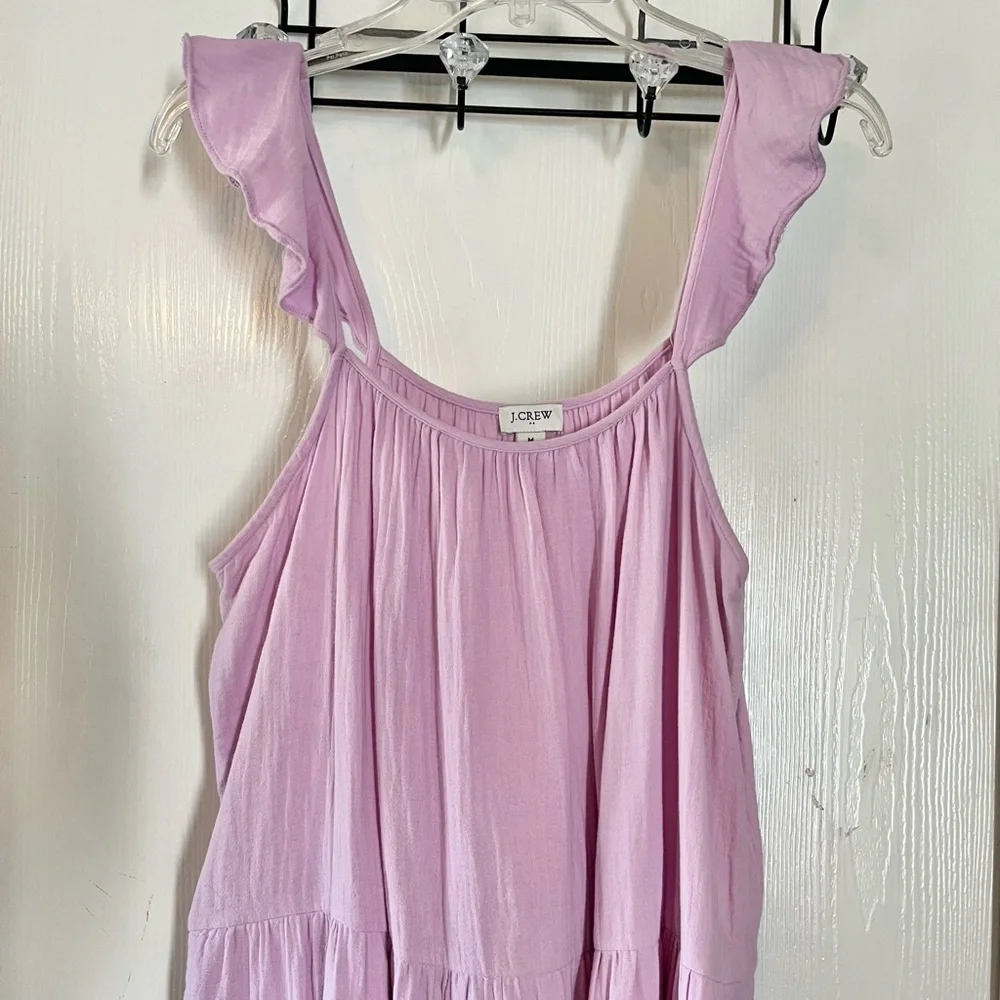 J. Crew Lavender Sleeveless Midi-Dress